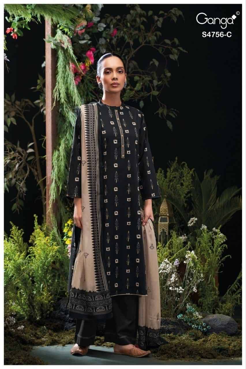NITYASHA 4756 Series By Ganga Fashion Beautiful Festive Suits Stylish Colorful Fancy Casual Wear & Ethnic Wear PREMIUM COTTON Print Dresses At Wholesale Price